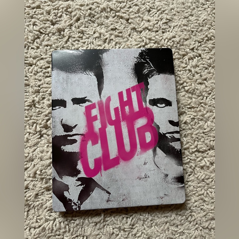 Fight Club - Blu Ray Steelbook -‎ Rare! OOP! Boxing Movie ONE DENT MINT DISC ✅